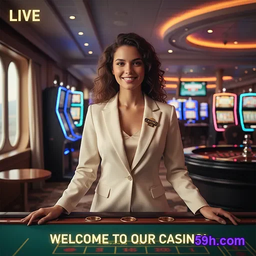 Tela móvel com navegação prática até mesas ao vivo